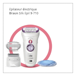 Epilateur électrique Braun Silk Epil 9-710