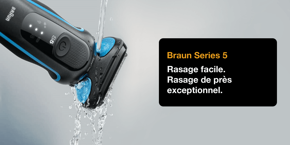 Braun Series 5 Performance maximale et très grand confort pour la peau.