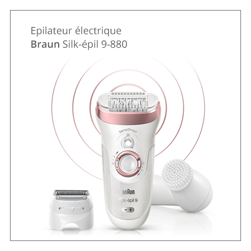 Epilateur électrique Braun Silk epil 7-885 Beauty set