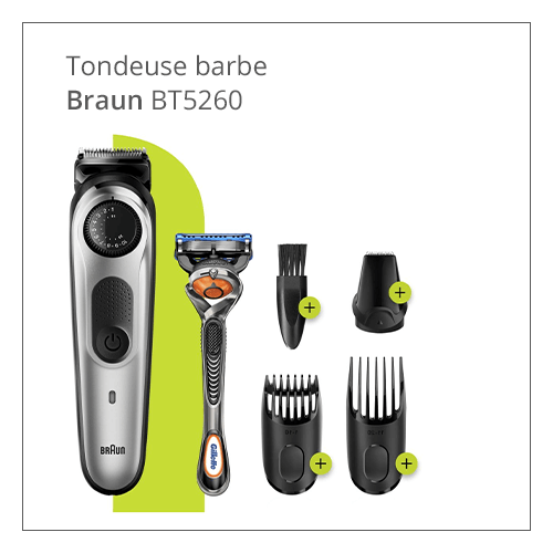 Tondeuse barbe et cheveux Braun BT3042
