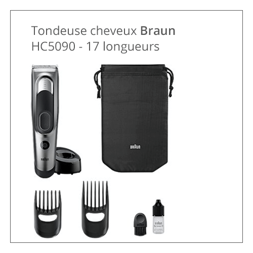 Tondeuse cheveux Braun HC5090 - 17 longueurs