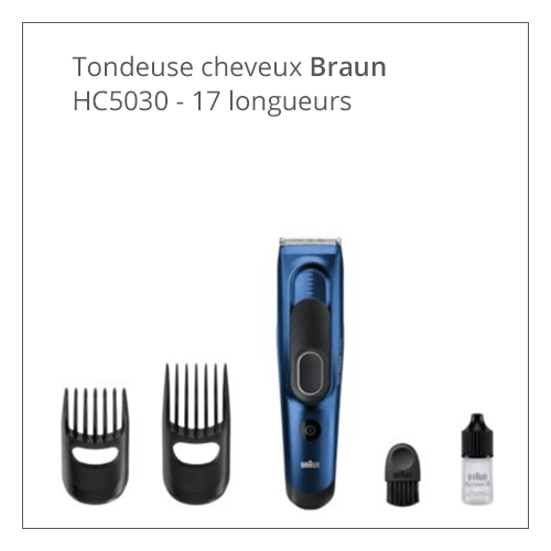 Tondeuse cheveux Braun HC5030 - 17 longueurs
