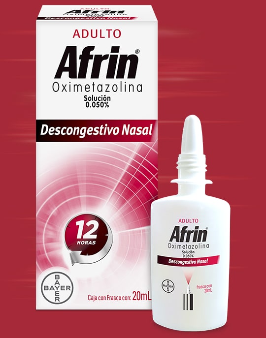 Afrin Descongestionante Nasal Adultos Oxitemazolina 0.05% Bayer Gotas x 15  ml