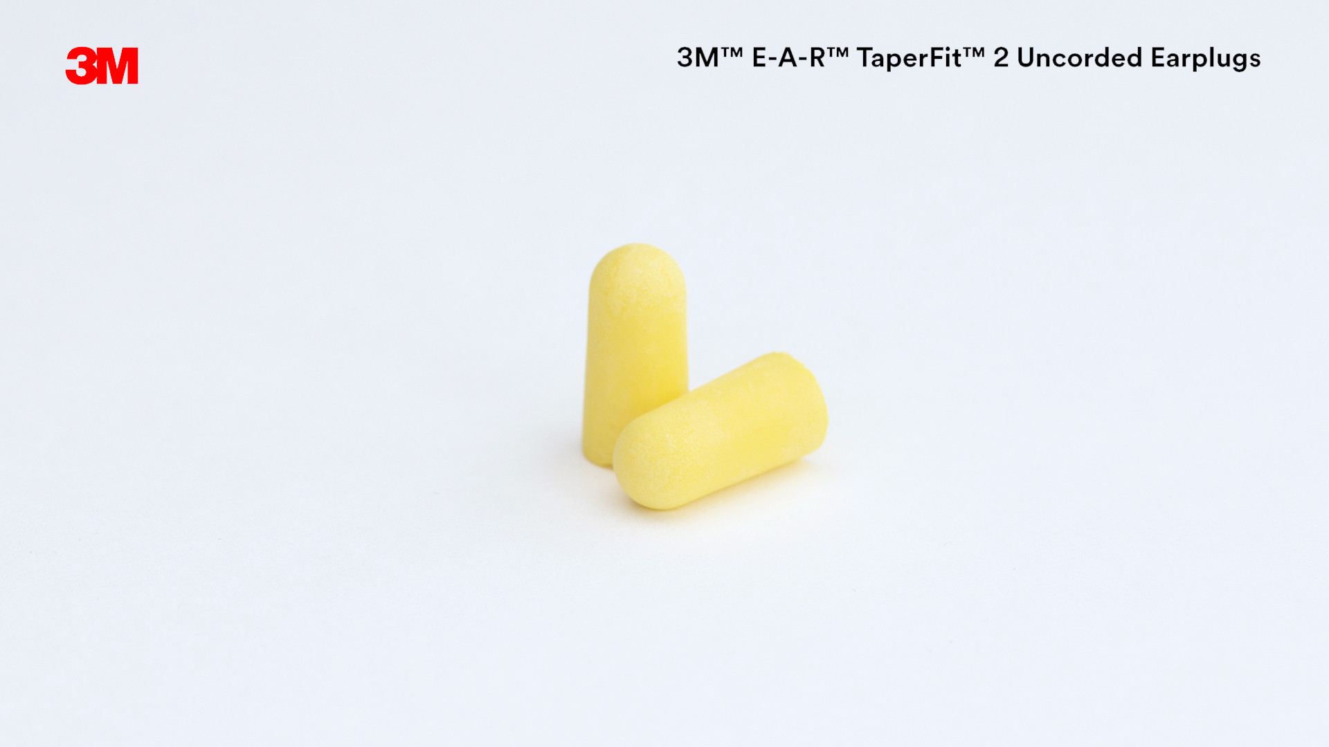 3M 3121221 E·A·R TaperFit Tapones para los oídos de un solo uso de 2 +  tamaño, inalámbrico, 32NRR, amarillo, 200 pares