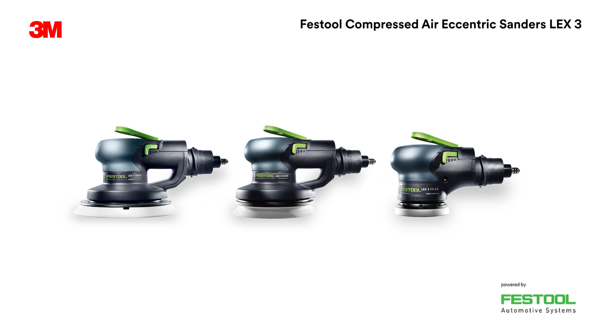 Festool Compressed Air Eccentric Sander LEX 3 150/5 | 3M United States