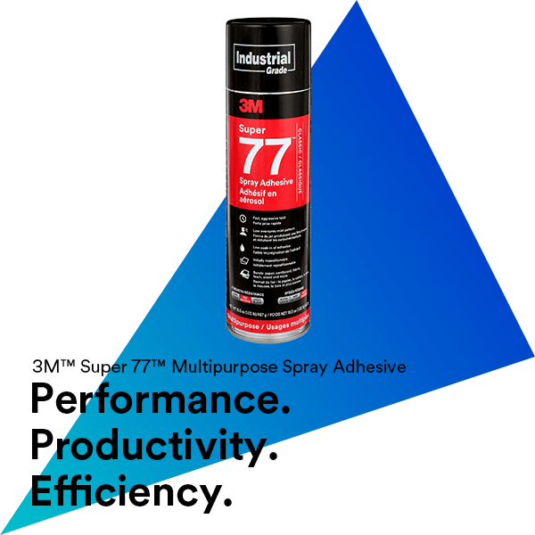 29.3 lb Super 77 Cylinder Spray Adhesive - Translucent