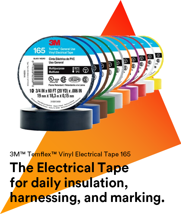 3M™ Temflex™ Vinyl Electrical Tape 165