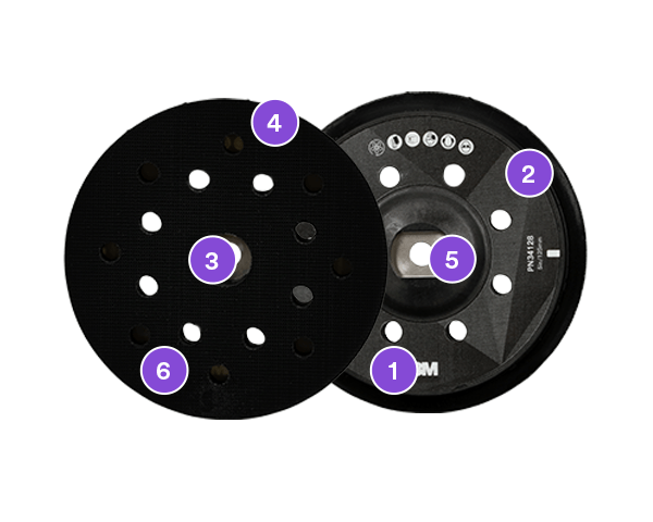 3M™ Perfect-It™ Random Orbital Polisher Back-up Pad