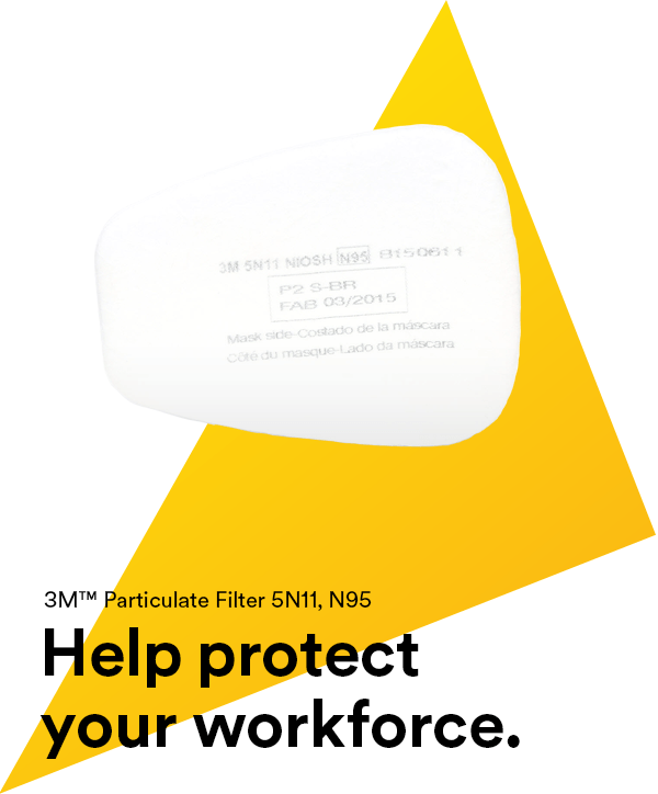 3M N95 Respirator Filter, 5N11, Disposable, Helps Protect Against Non-Oil  Based Particulates, Use With 3M 5000 Series Respirators or 6000 Series Gas  and Vapor Cartridges, 10 Pack: Safety Respirators: : Tools 