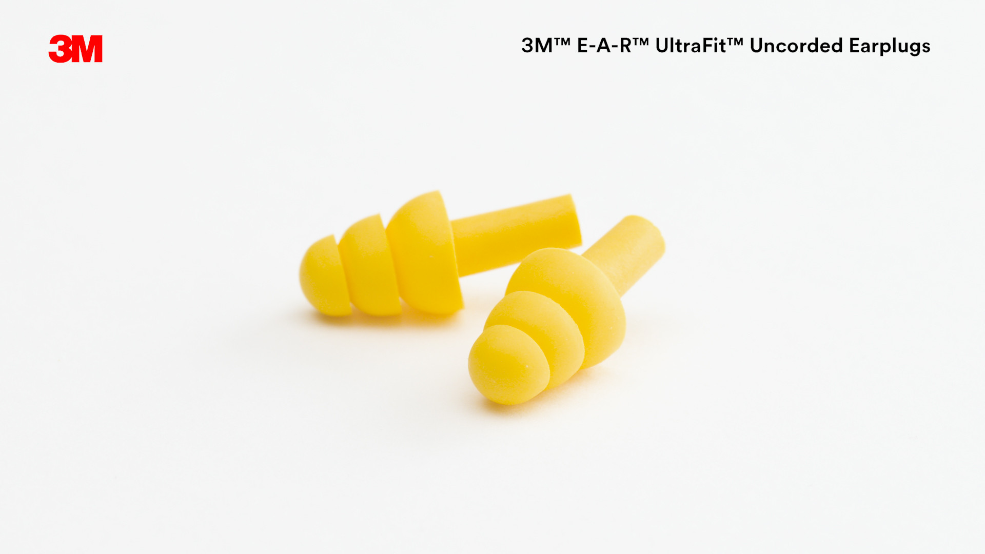 3M 340-4001 E-A-R Ultrafit Reusable Uncorded Earplugs With Case, 200 Pairs