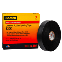 Scotch Electrical Moisture Sealant Roll 06147, 2-1/2 in x 10 ft, Black,1  roll/carton, 10 rolls/Case 6147 - Strobels Supply