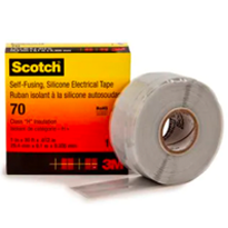 Scotch Electrical Moisture Sealant Roll 06147, 2-1/2 in x 10 ft, Black,1  roll/carton, 10 rolls/Case 6147 - Strobels Supply