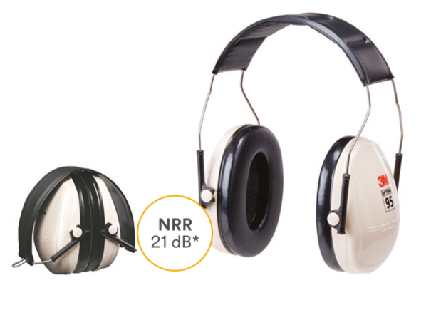 3M™ PELTOR™ Optime™ 105 H10A, Over-the-Head Earmuffs with Noise