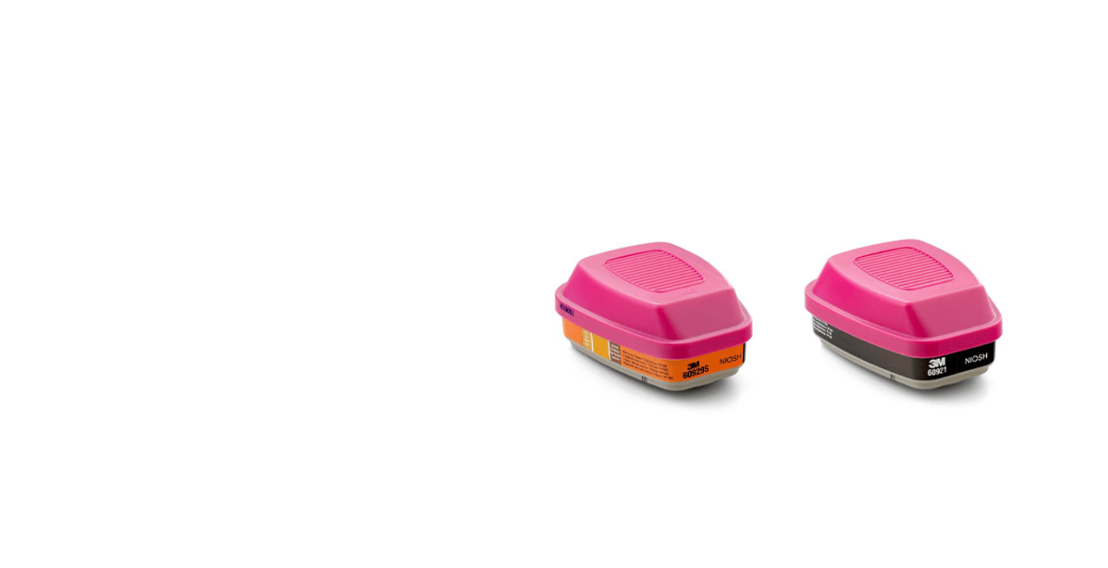 3M™ Organic Vapor/Acid Gas Cartridge 6003/07047(AAD), 60 EA/Case