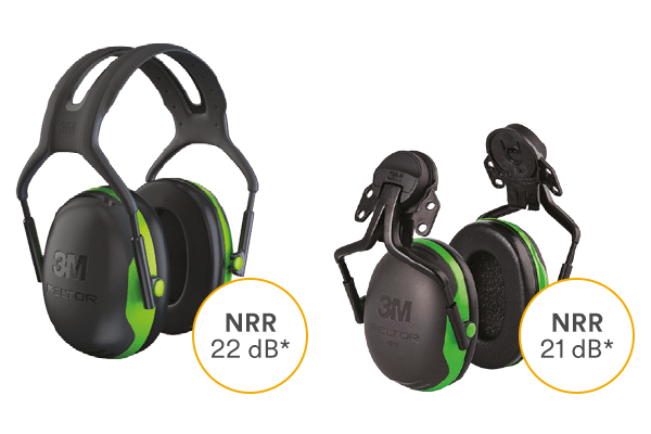 3M™ PELTOR™ X2 Earmuffs X2A/37271(AAD), Over-the-Head, 10 EA/Case