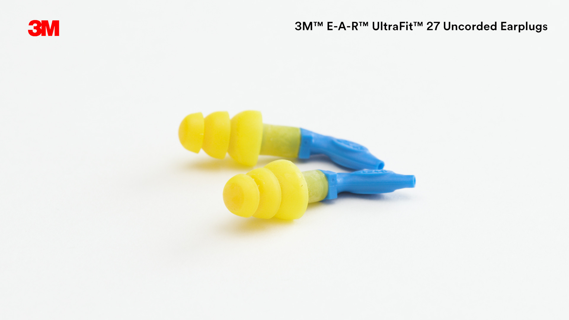 Studying Sleeping Working 3M 340-8002 UltraFit™ 27 Corded Reusable Ear Plugs 