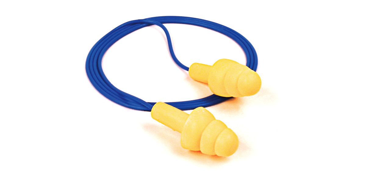 10 x 3M EAR UF-01-000 Ultrafit CORDED Reusable Pre Moulded Ear Plugs ONE Pair