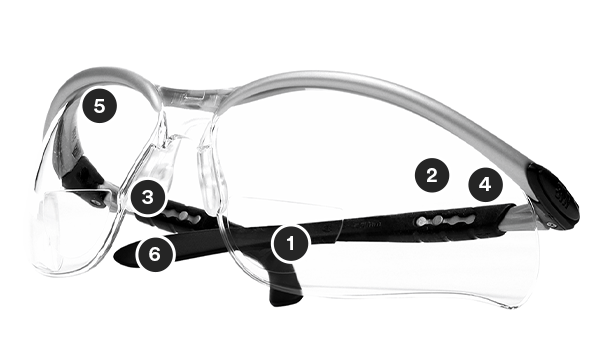 JRFページ 3M™ BX™ Reader Protective Eyewear 11374-00000-20, Clear Lens