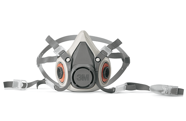 3M Rugged Comfort Half Facepiece Reusable Respirator 6502 49489