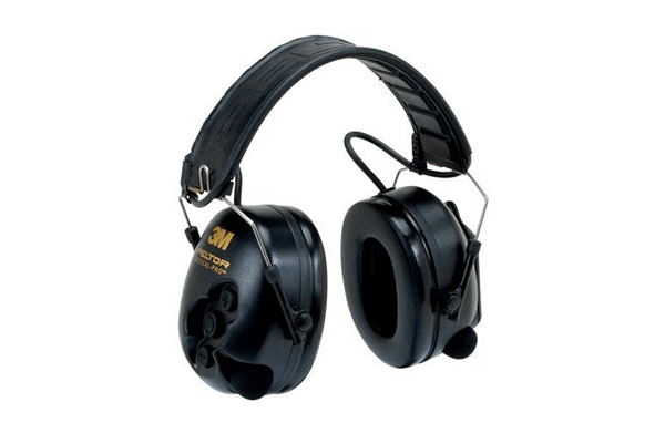 Casque d'écoute mince ProTac III Peltor(MC) 3M(MC), MT13H220A, noir,  serre-tête antibruit, 21 dB, 1/caisse