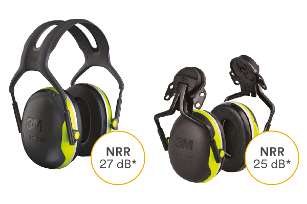 3M™ PELTOR™ Hard Hat Attached Electrically Insulated Earmuffs X1P5E, 10 EA/ Case 3M United States