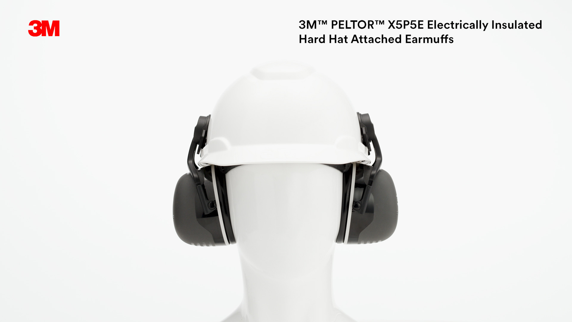 3M™ PELTOR™ Hard Hat Attached Electrically Insulated Earmuffs X5P5E, 10  EA/Case 3M United States