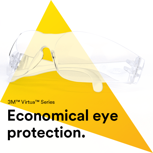 3M™ Virtua™ Protective Eyewear 11326-00000-20 Clear Temples Clear