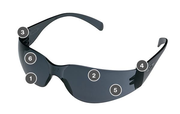 3M™ Virtua™ Protective Eyewear 11330-00000-20 Gray Anti-Fog Lens