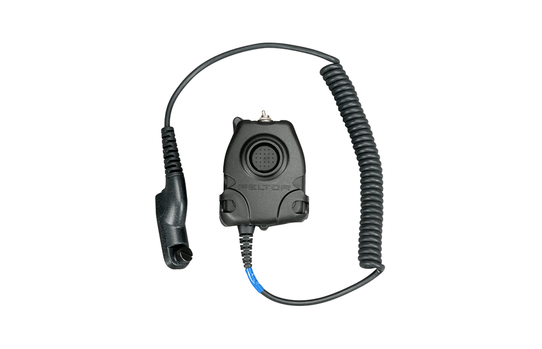 3M™ Push-To-Talk (PTT) Adapter, Motorola Turbo, NATO Wiring, 1 EA/Case 3M United States