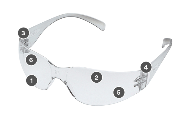 3M™ Virtua™ Protective Eyewear 11328-00000-20 I/O Hard Coat Lens