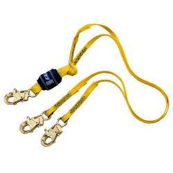 SPI Health and Safety, Dyna-ONE™ Polyester Double-Leg Y-Lanyard - Ultimate Fall  Protection