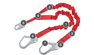 3M™ Protecta® Pro™ Stretch 100% Tie-Off Shock Absorbing Lanyard