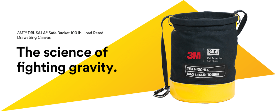3M™ Spill Control Safe Bucket with Drawstring Closure 1500133, 100 lb  Capacity, Canvas, 12.5 in dia x 15 in