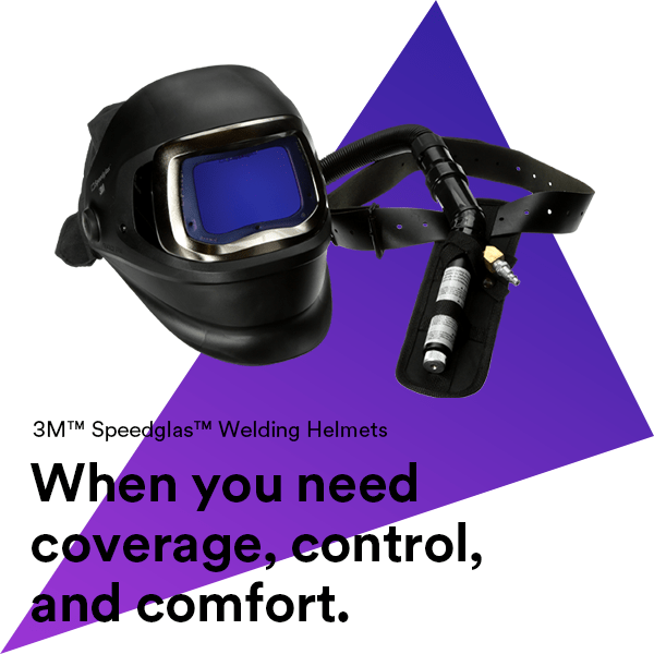 3M™ Speedglas™ FA III SAR V-100 and Speedglas™ Welding Helmet 9100