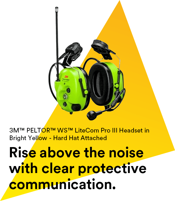 3M™ PELTOR™ WS™ LiteCom Pro III Headset MT73H7P3E4D10NA GB