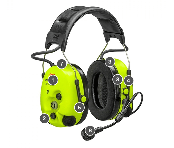 3M™ PELTOR™ WS™ ProTac XPI Headset Headband MT15H7AWS6, 10 ea/Case