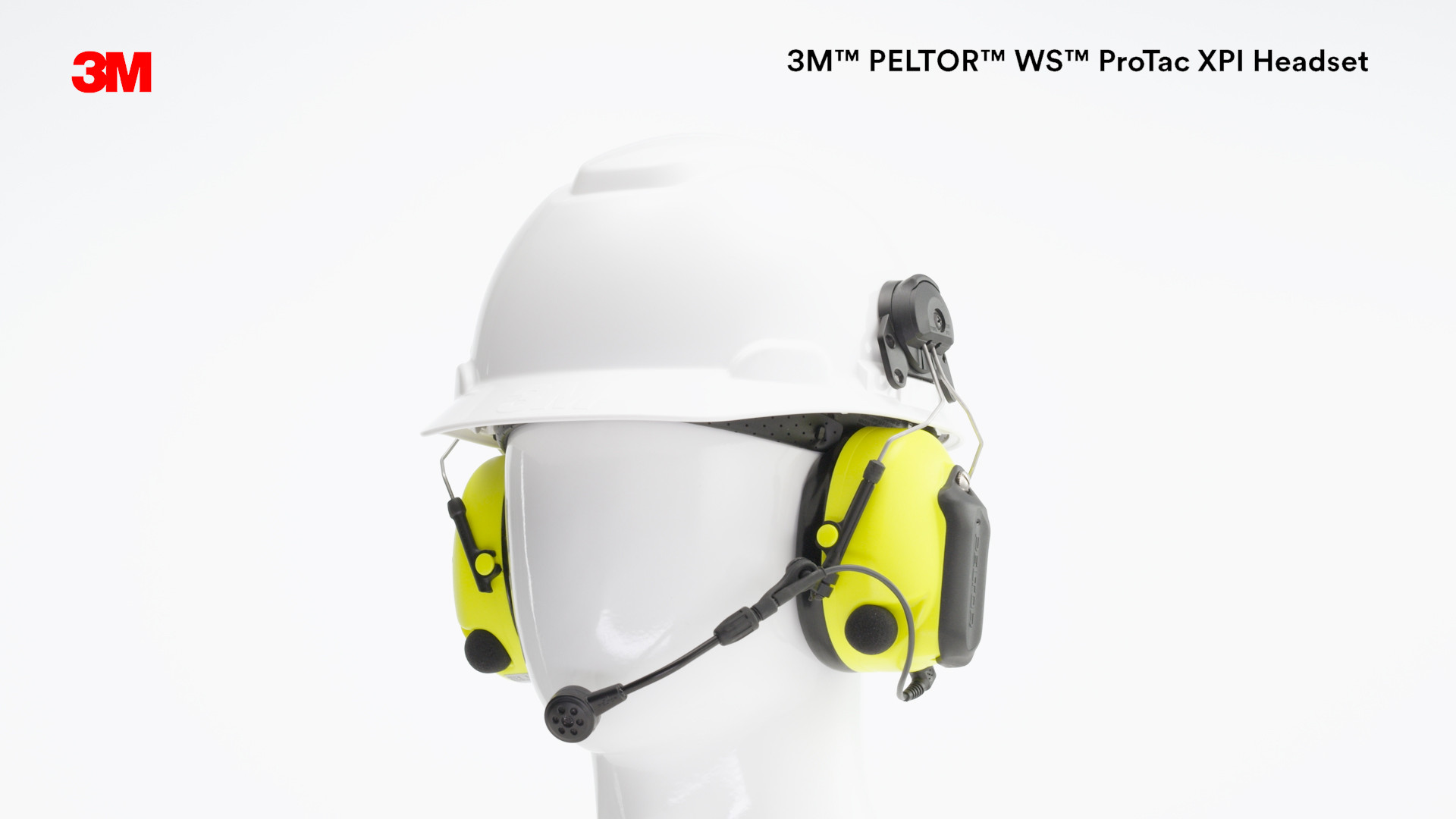 3M™ PELTOR™ WS™ ProTac XPI Headset Hard Hat Attached MT15H7P3EWS6, 10  ea/Case
