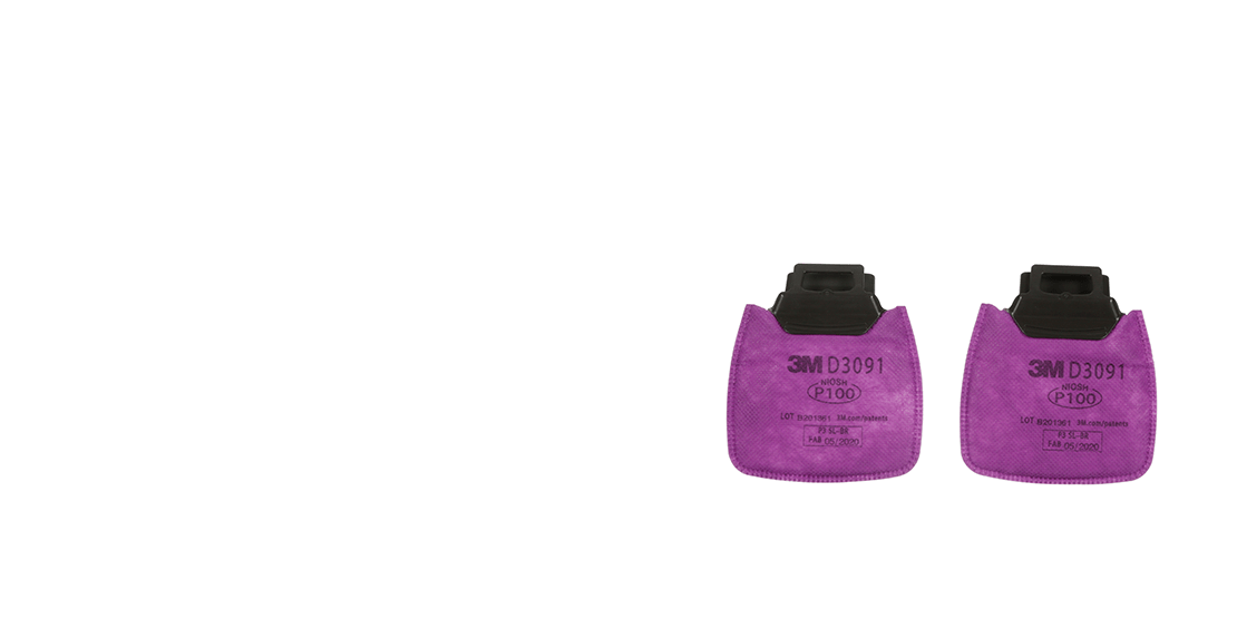 3M™ Secure Click™ Hard Case P100 Particulate Filter D9093CB