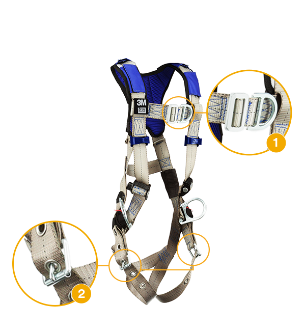 3M™ DBI-SALA® ExoFit™ X100 Comfort Vest Climbing/Positioning