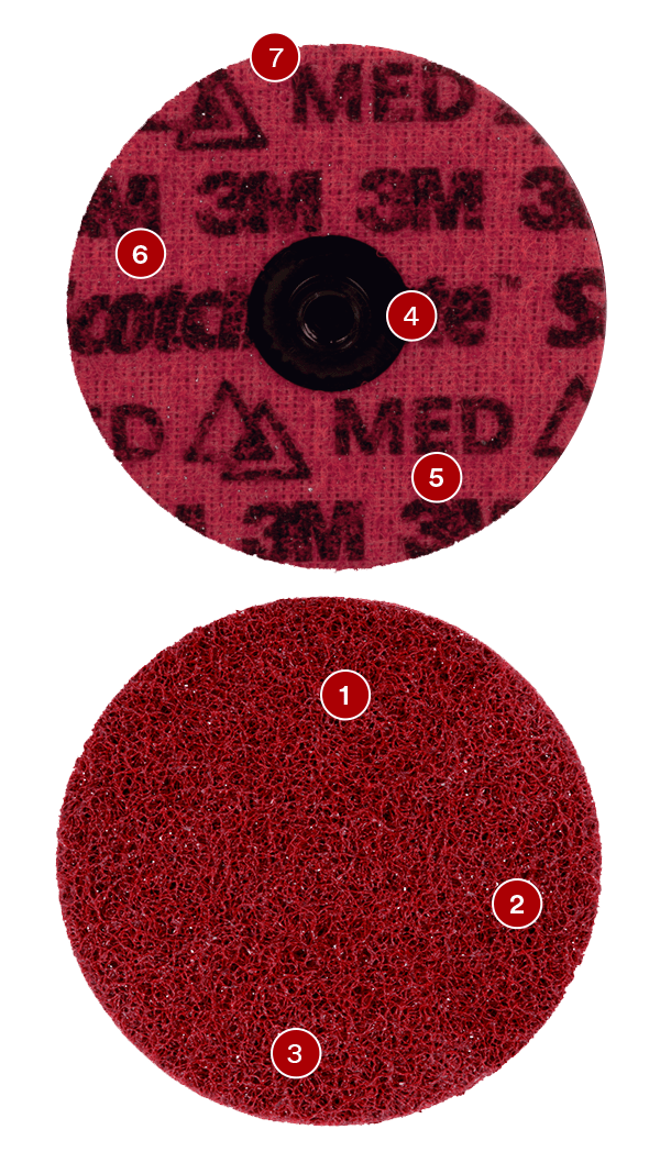 Scotch-Brite™ Roloc™ Precision Surface Conditioning Disc, PN-DR