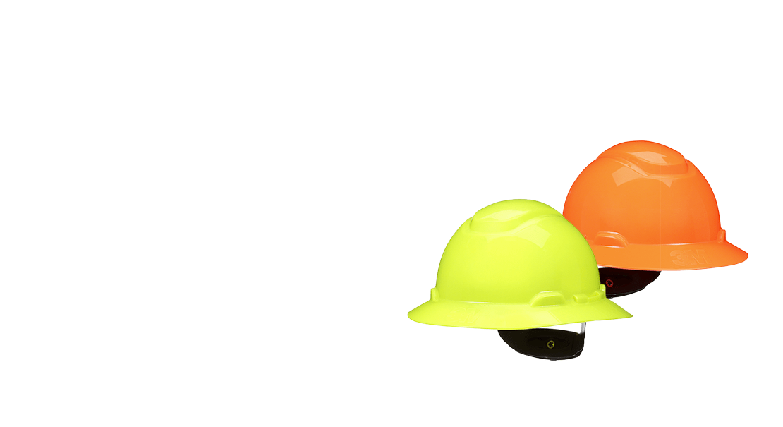 3M™ Hard Hat H-702R, Yellow 4-Point Ratchet Suspension, 20