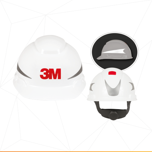 3M™ SecureFit™ Full Brim Hard Hat H-806SFR-UV, Orange 4