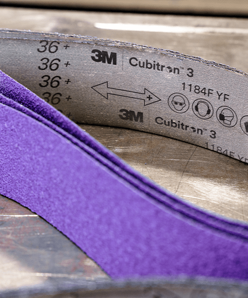 3M™ Cubitron™ 3 Cloth Belt 1184F, 36+ YF-weight, 3 in x 132