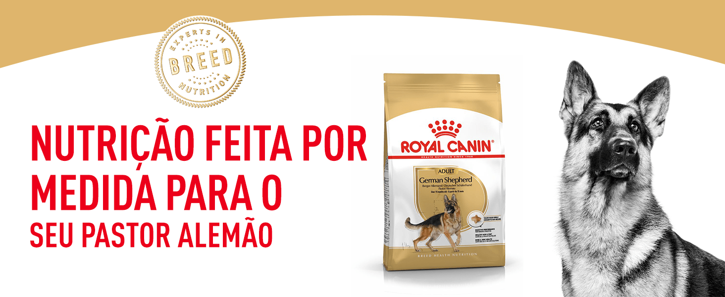 Ração Seca Royal Canin Puppy Pastor Alemão para Cães Filhotes